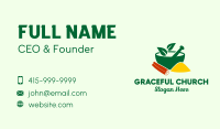 Organic Cinnamon Spice Bowl Business Card