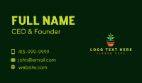 Plant Gardening Pot Business Card