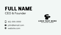 Dog Comb Grooming Business Card