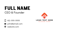 House Roofing Contractor Business Card
