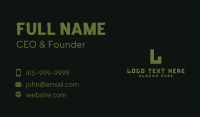 Weaponry Business Card example 2