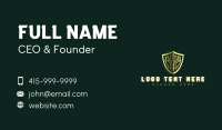 Shield Circuit Defense  Business Card Design