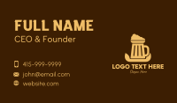 Beer Foam Mug  Business Card