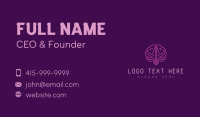 AI Brain Technology Business Card Design