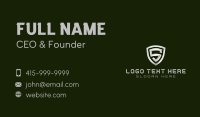 Generic Shield Letter S Business Card Design