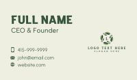 Eco Leaf Gardening Business Card