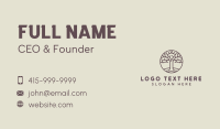 Tree Branch Gardening Business Card Design