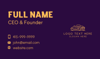 Old Car Business Card example 2