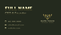 Pegasus Shield Crest Business Card Image Preview