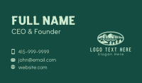 Rural Mountain Campground Business Card