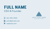 Blue Stack Structure  Business Card