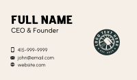 Hammer Mallet Carpentry Business Card