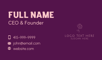 Peony Business Card example 3