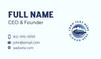 Yacht Ocean Travel Business Card Design