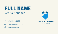Iceberg Fox Shield  Business Card Design