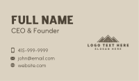 House Roofing Residence Business Card