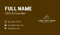 Triangle Mountain Sun Business Card