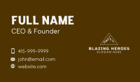 Triangle Mountain Sun Business Card Image Preview