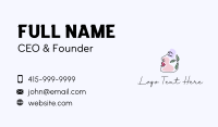 Organic Beauty Face Business Card