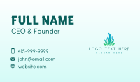 Organic Leaf Wellness Business Card