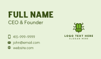 Green Dead Bug Business Card