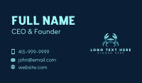 Sea Shellfish Crab Business Card