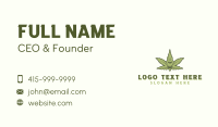 Marijuana Cannabis Weed Business Card Design