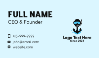 Snorkeling Mask Business Card example 3