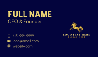 Running Stallion Horse Business Card