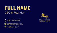 Running Stallion Horse Business Card Image Preview