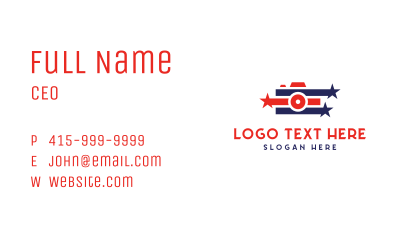 American Photographer Business Card