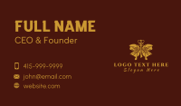 Gold Key Burtterfly Business Card