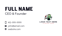 Energy Battery Charge Business Card