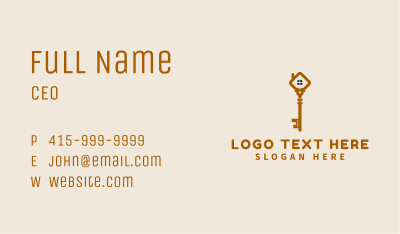 Key Real Estate Business Card