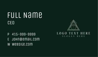 Pyramind Triangle Finance Business Card Image Preview