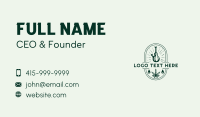 Cannabis Leaf Extract Business Card Design
