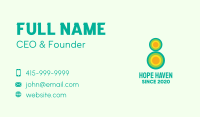 Cell Business Card example 1