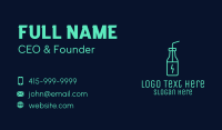 Green Energy Drink Business Card