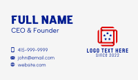 Ribbon Patriot Flag  Business Card