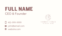 Floral Nail Salon Business Card