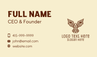 Tribal Brown Bird  Business Card