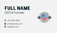 USA Athletic Gym Business Card