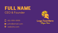 Orange Juice Helmet  Business Card