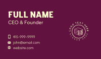 Novel Book Library Business Card Design