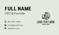Organic Oil Droplet Business Card