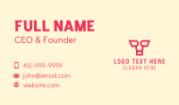 Letter T Business Card example 3