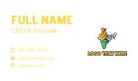 Colorful Indian Outline Business Card Design