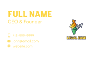 Colorful Indian Outline Business Card