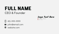 Generic Urban Brand Business Card