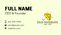 Lemon Fruit Umbrella  Business Card